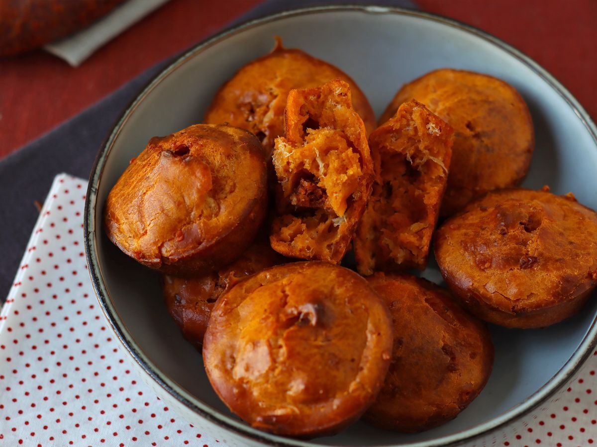 Pehmeät ja mausteiset chorizo-muffinsseja - kuva 3
