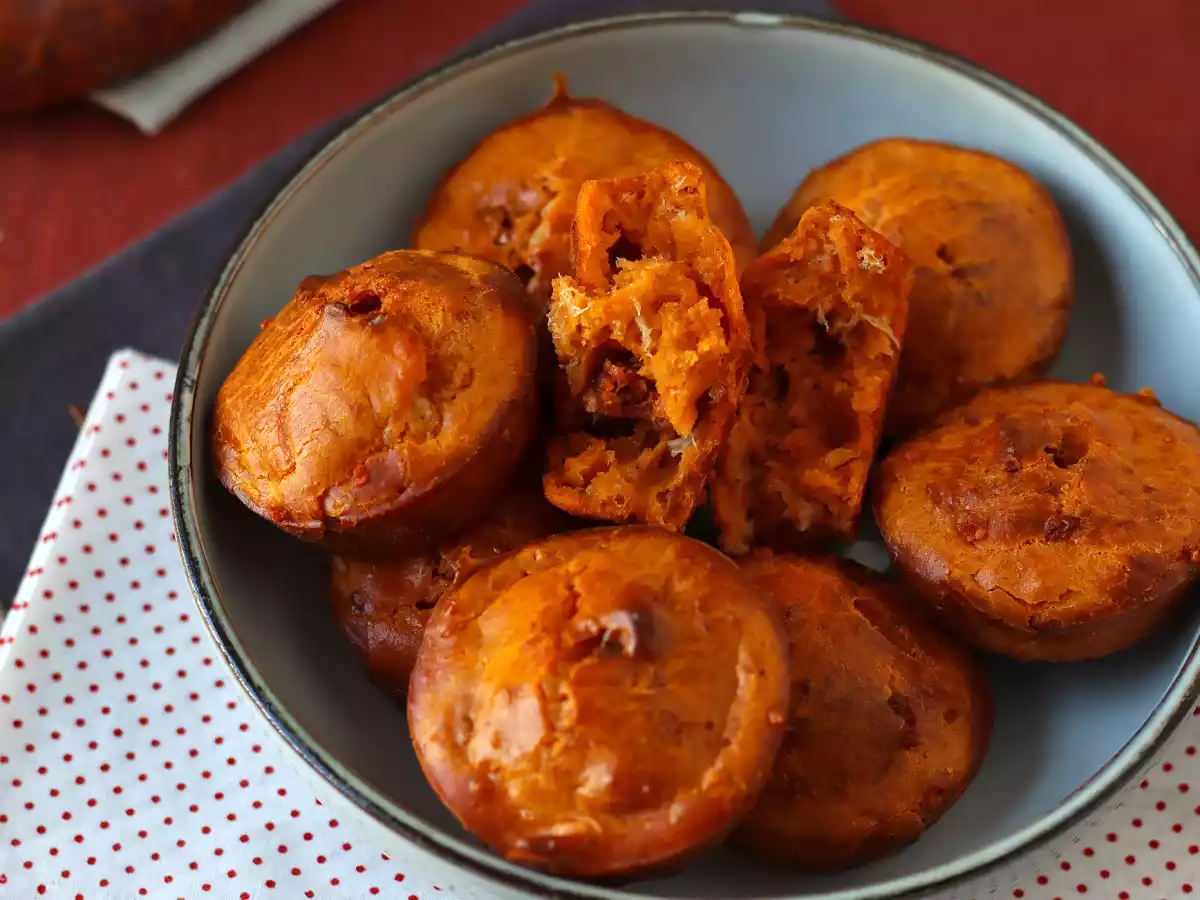 Pehmeät ja mausteiset chorizo-muffinsseja - kuva 3