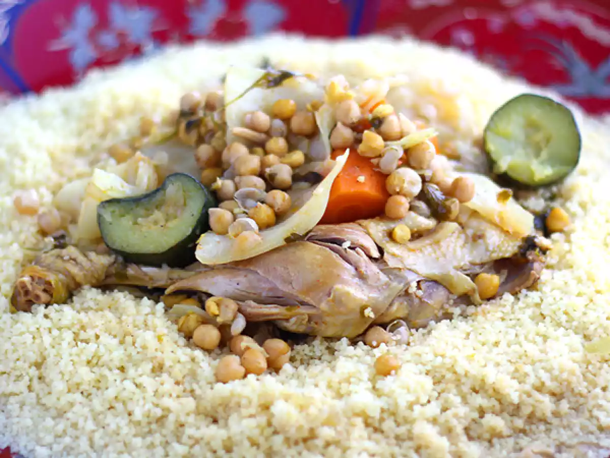 Perinteinen marokkolainen kana-couscous - kuva 2