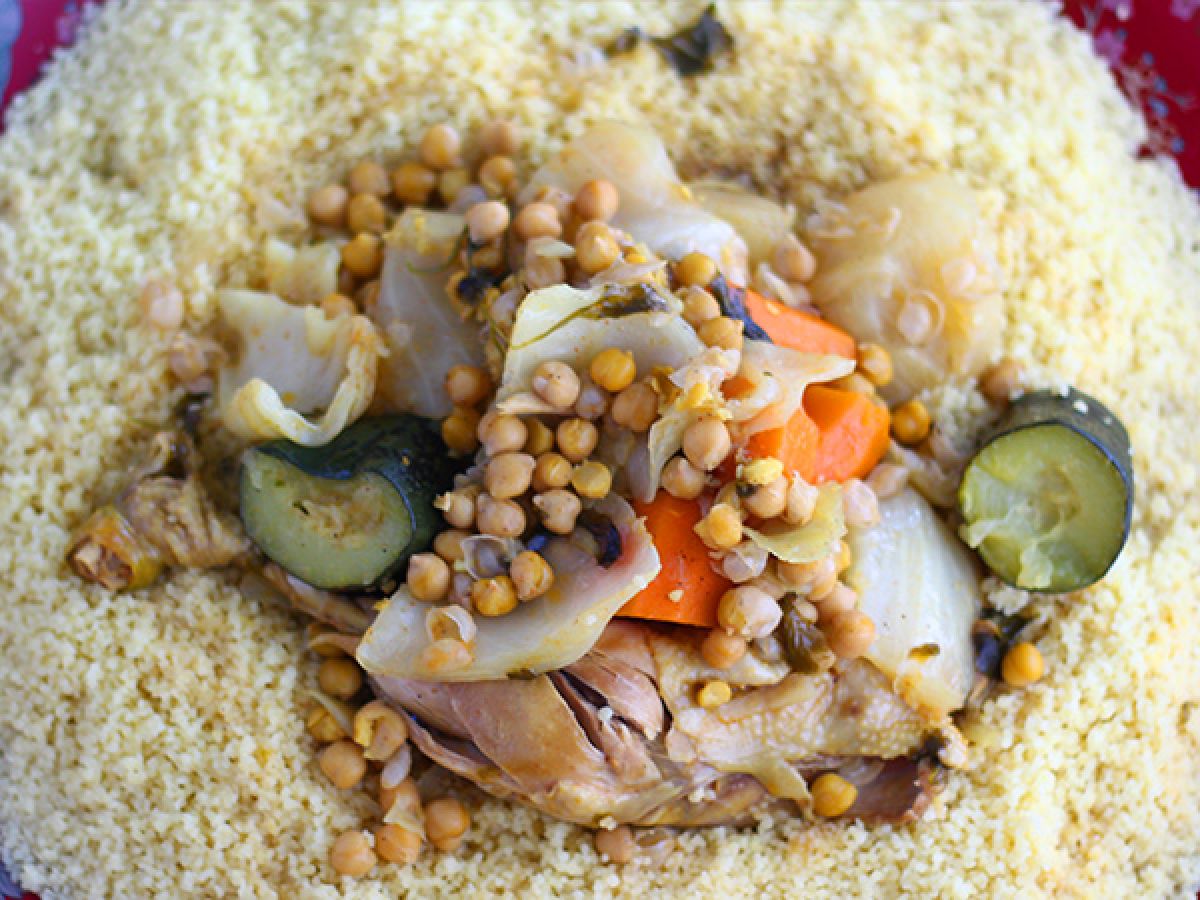 Perinteinen marokkolainen kana-couscous - kuva 3