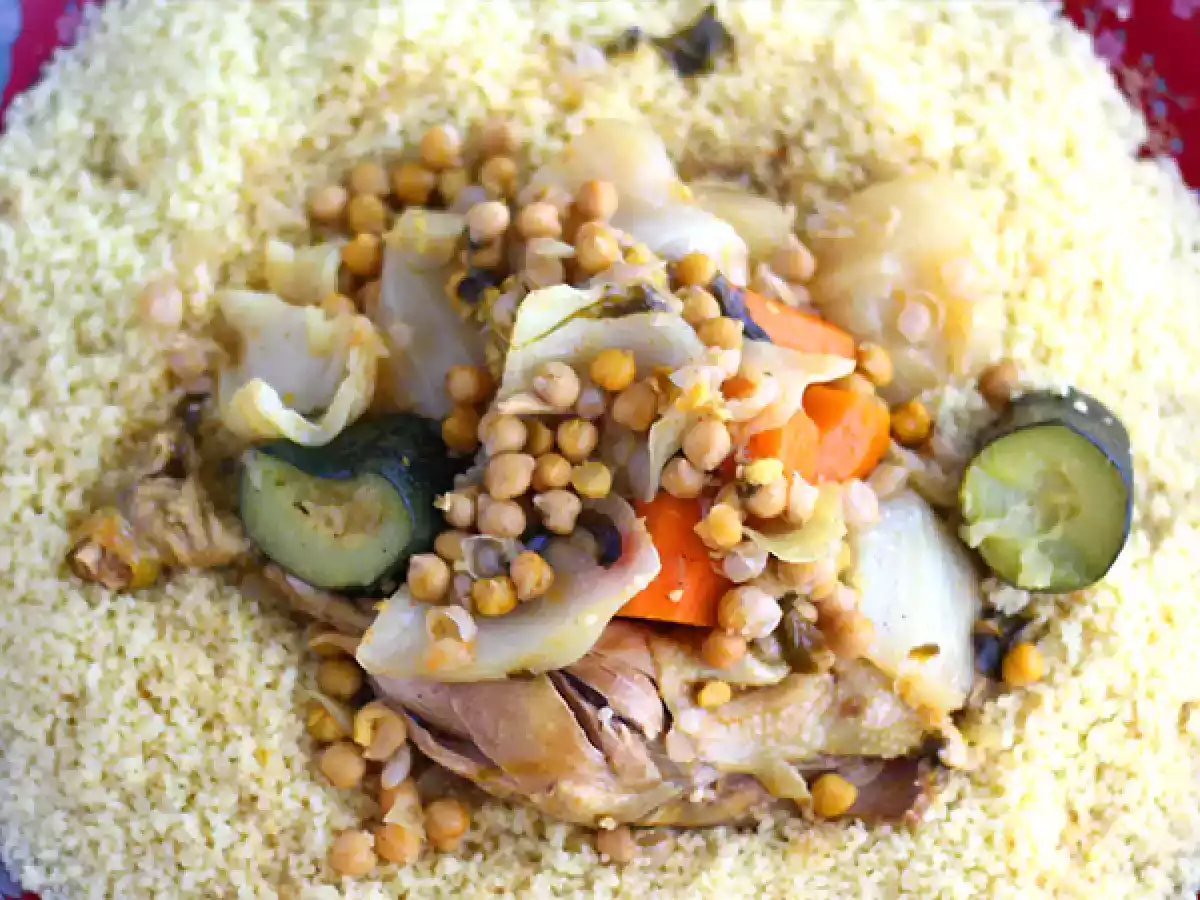 Perinteinen marokkolainen kana-couscous - kuva 3