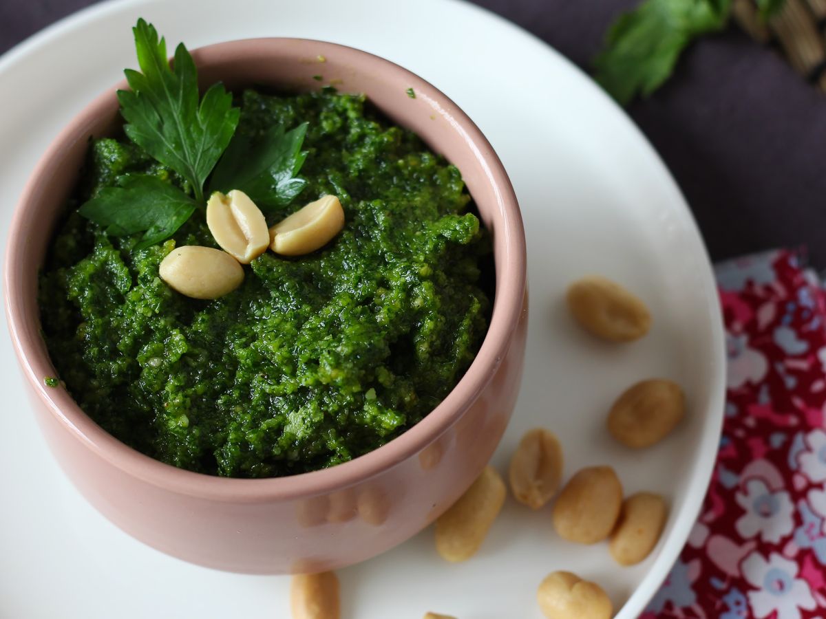 Persilja- ja maapähkinäpesto, makujen räjähdys - kuva 5