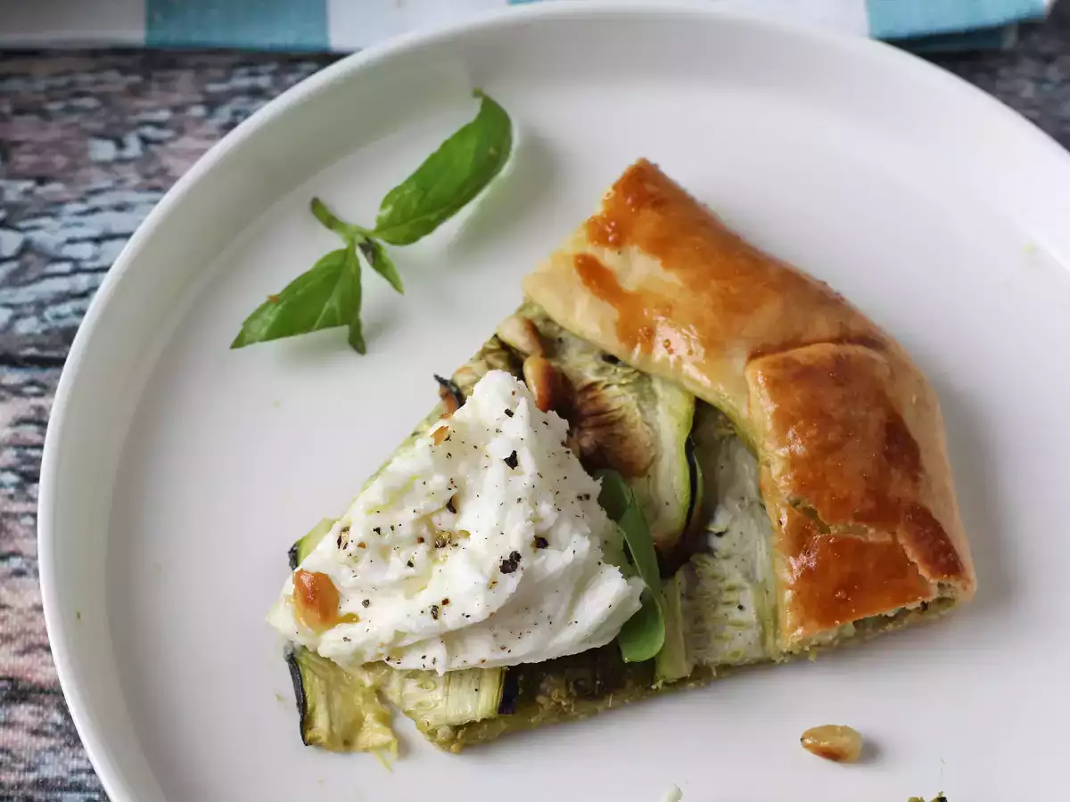Pesto- ja kesäkurpitsatorttu: helppo resepti, joka tuoksuu aivan kesältä! - kuva 3