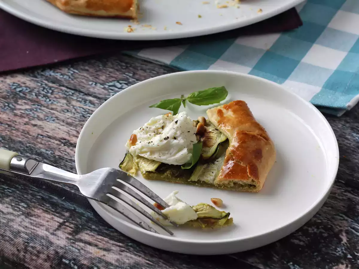 Pesto- ja kesäkurpitsatorttu: helppo resepti, joka tuoksuu aivan kesältä! - kuva 7