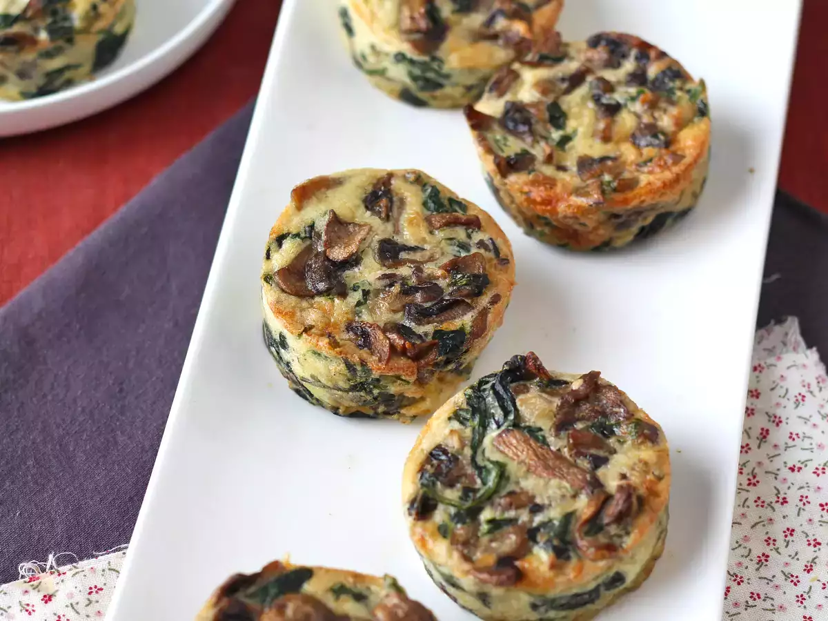 Pienet flanit pinaateista ja sienistä - kuva 6