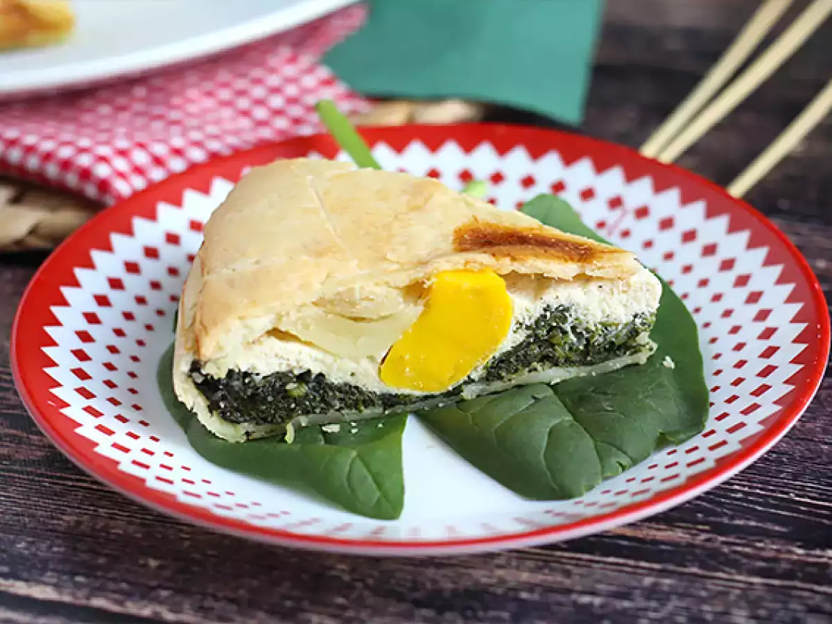 Pinaatti-ricotta-munapiirakka – italialainen Torta Pasqualina - kuva 5