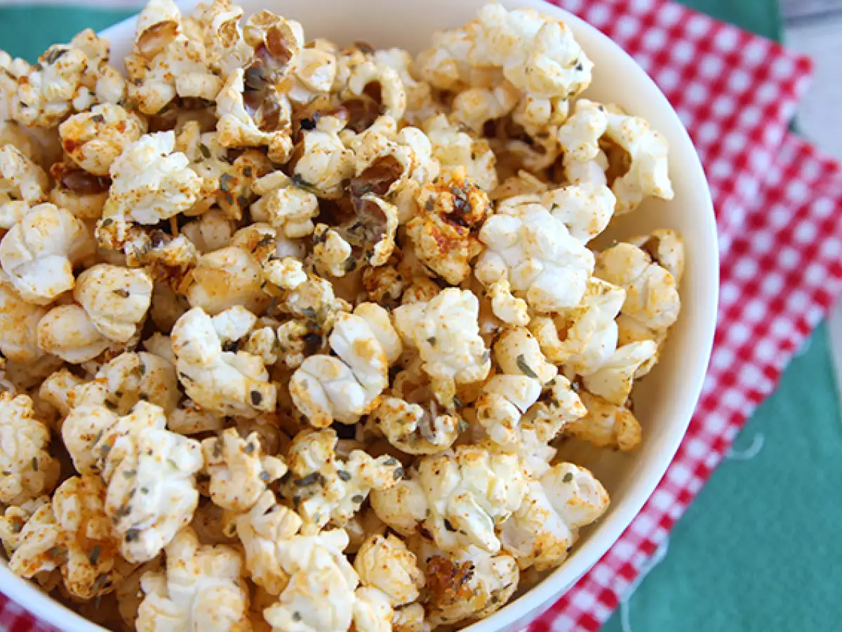 Pizzamaustetut popcornit - kuva 3