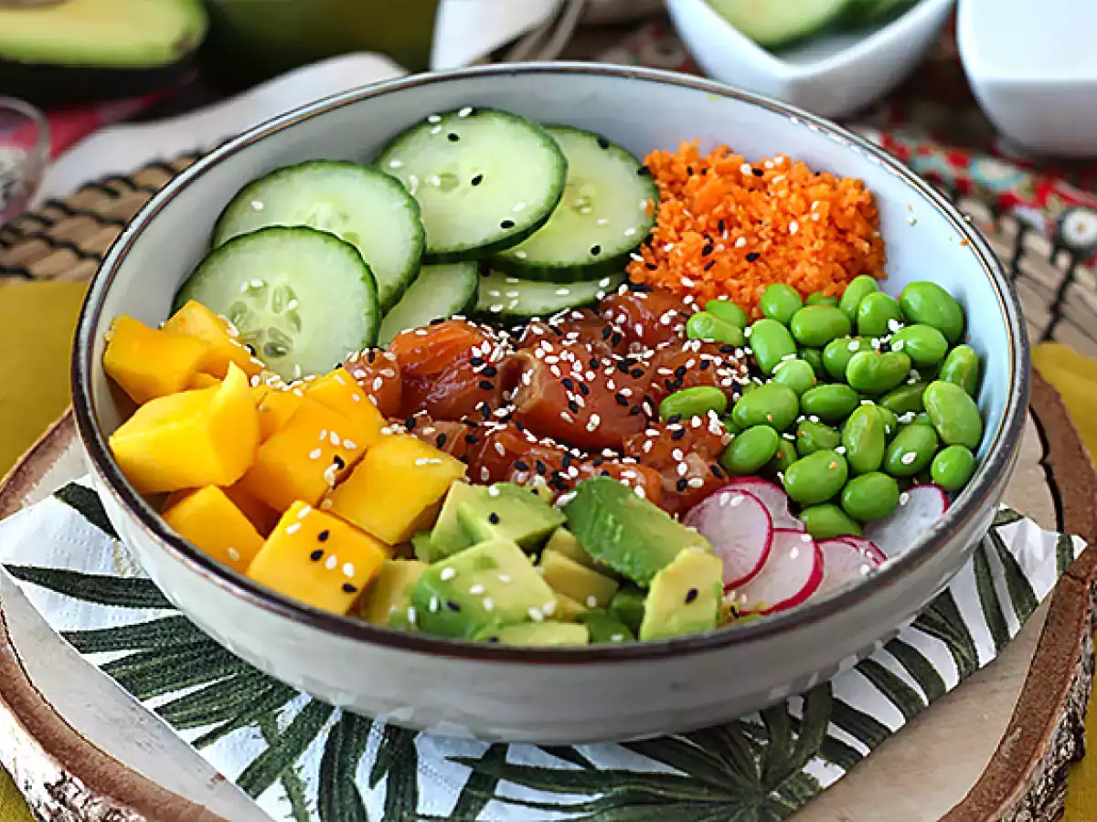 Poké-kulho lohen kanssa - kuva 5