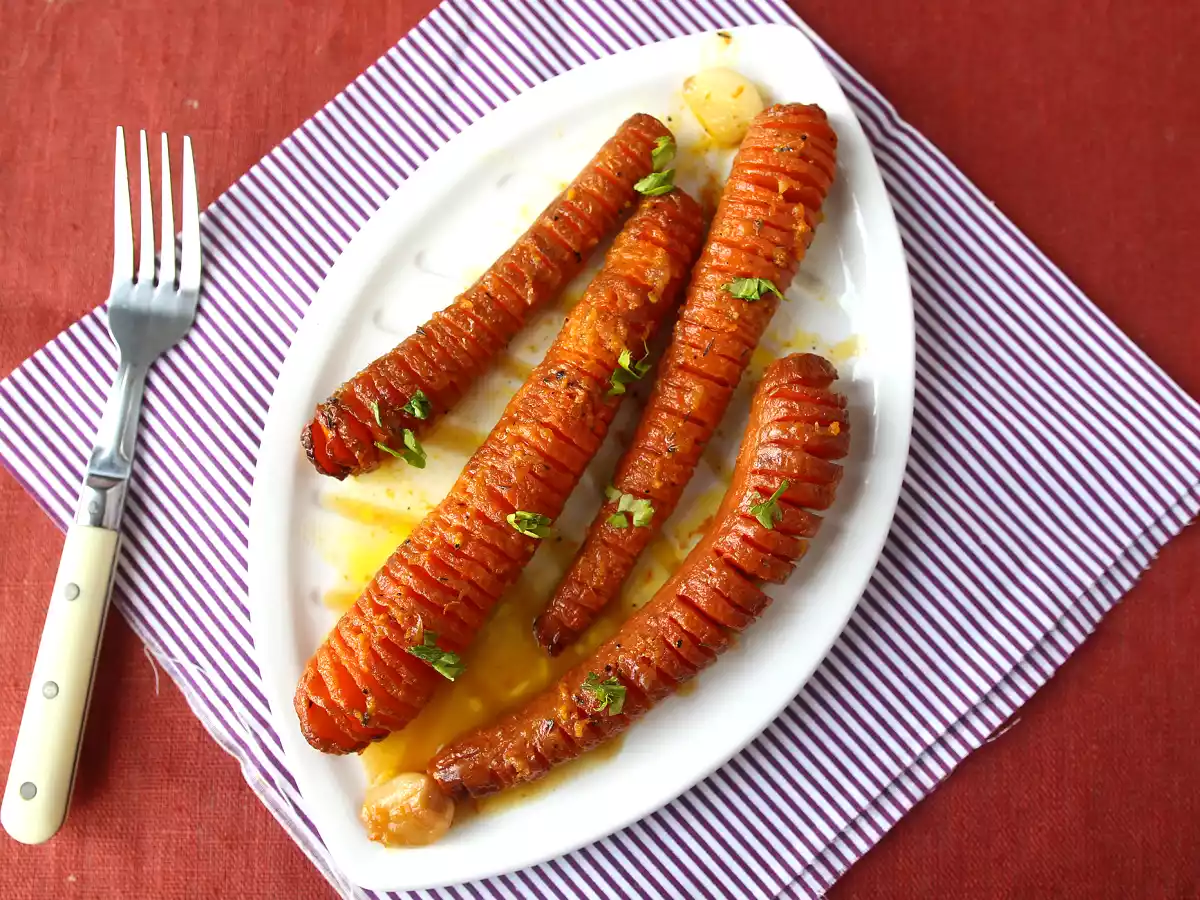 Porkkana hunaja-klementiinikastikkeessa - kuva 4