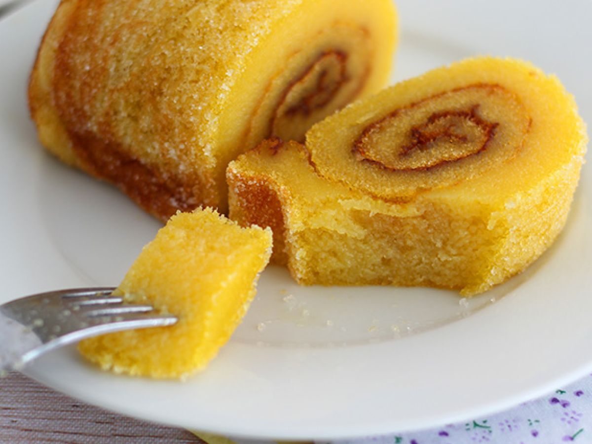 Portugalilainen appelsiinikääretorttu - Torta de laranja - kuva 4