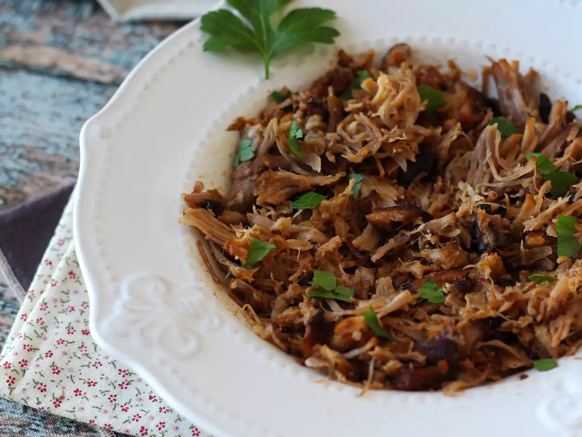 Pulled pork eli nyhtöpossu air fryerissa - kuva 3