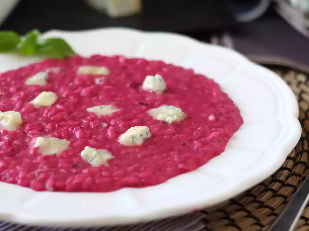 Punajuuri- ja gorgonzola-risotto: värien ja voimakkaiden makujen räjähdysmäinen yhdistelmä. - kuva 2
