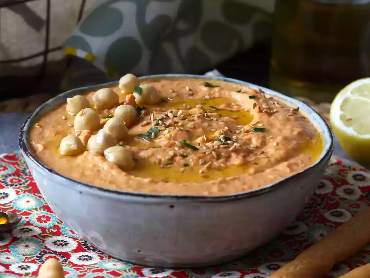 Punapippurihummus