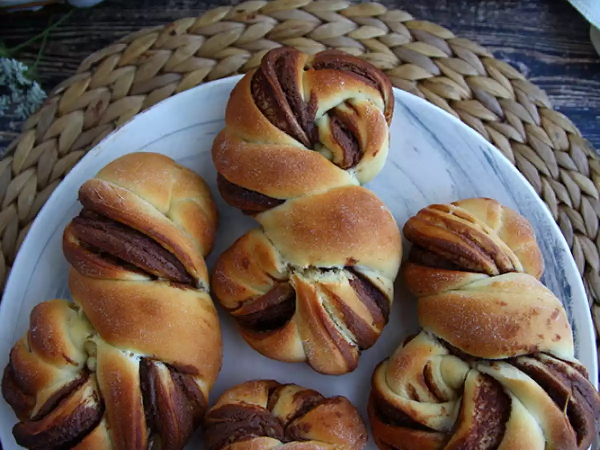 Punottuja briocheja Nutellan kanssa - kuva 4