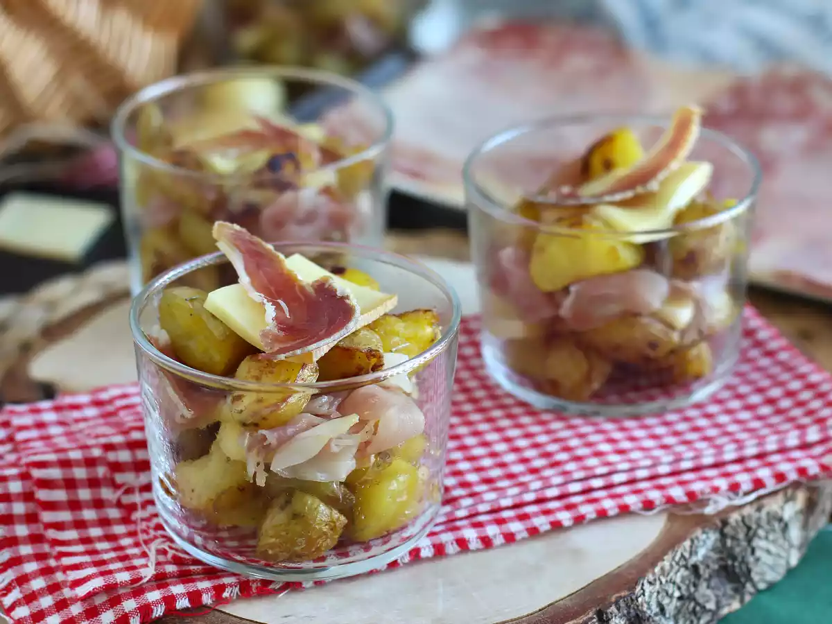 Raclette-astiat (ilman laitetta): nauttia jopa aperitiivina.