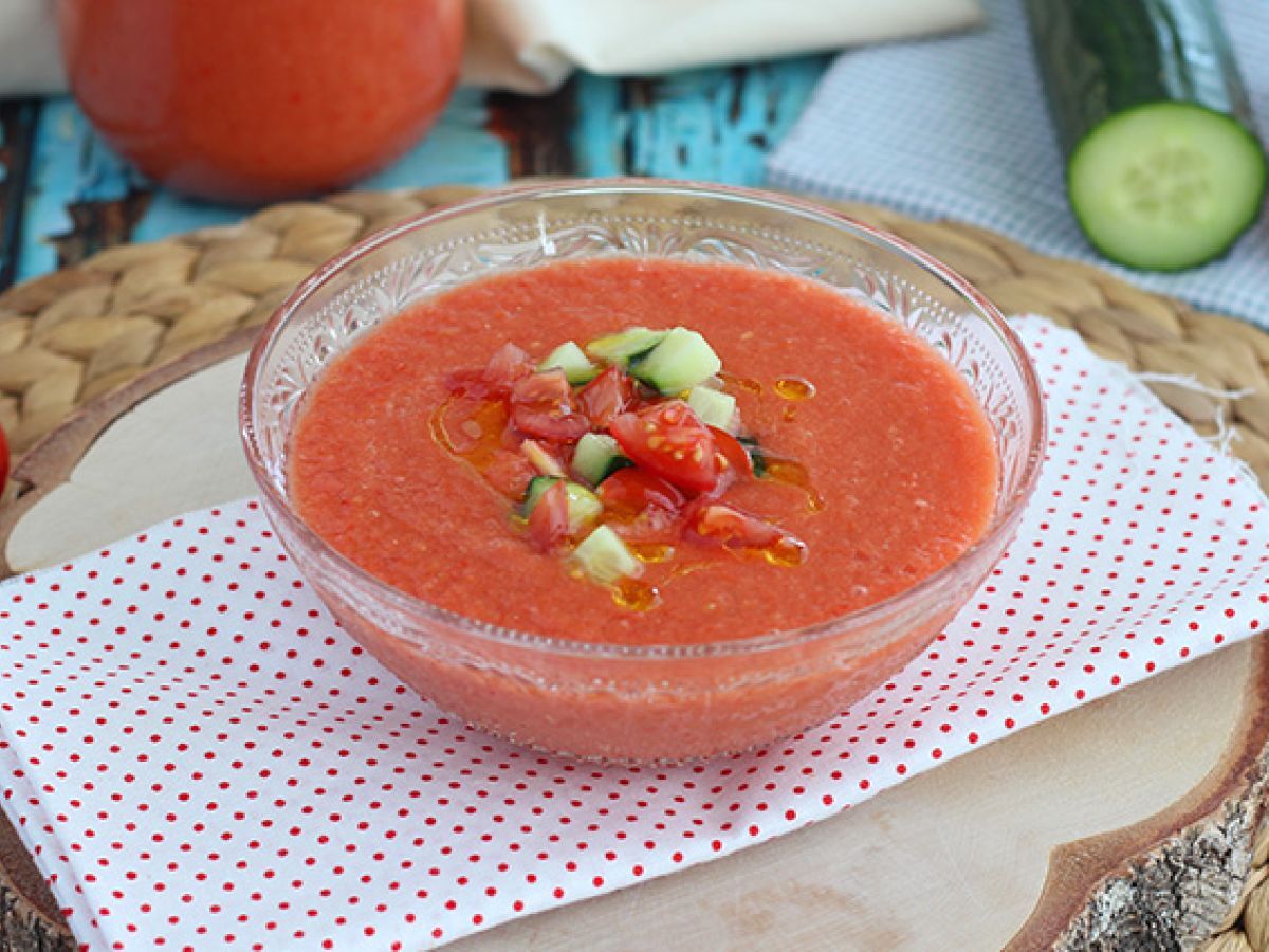 Raikas ja helppo gazpacho