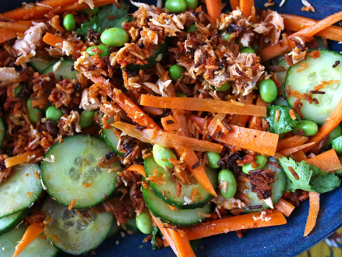 Rapea, mausteinen lohi rapea riisisalaatti! - kuva 4