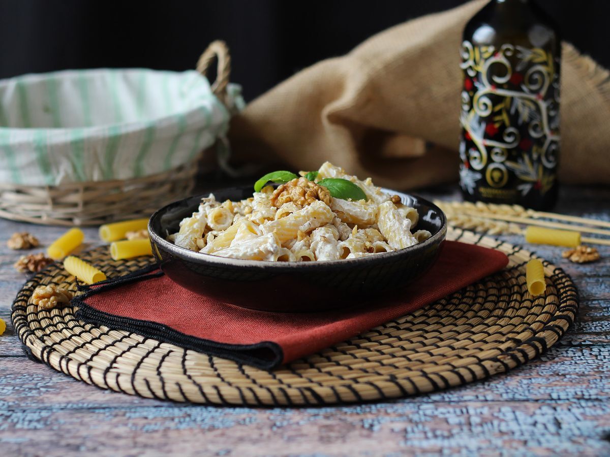 Ricotta- ja saksanpähkinäpasta: kermaista ja rapeaa - kuva 2