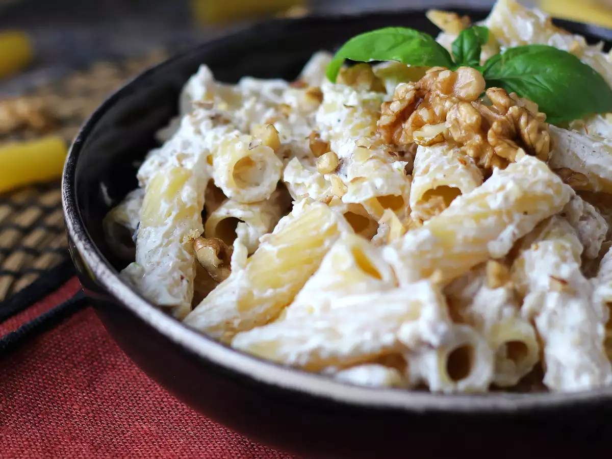 Ricotta- ja saksanpähkinäpasta: kermaista ja rapeaa - kuva 3