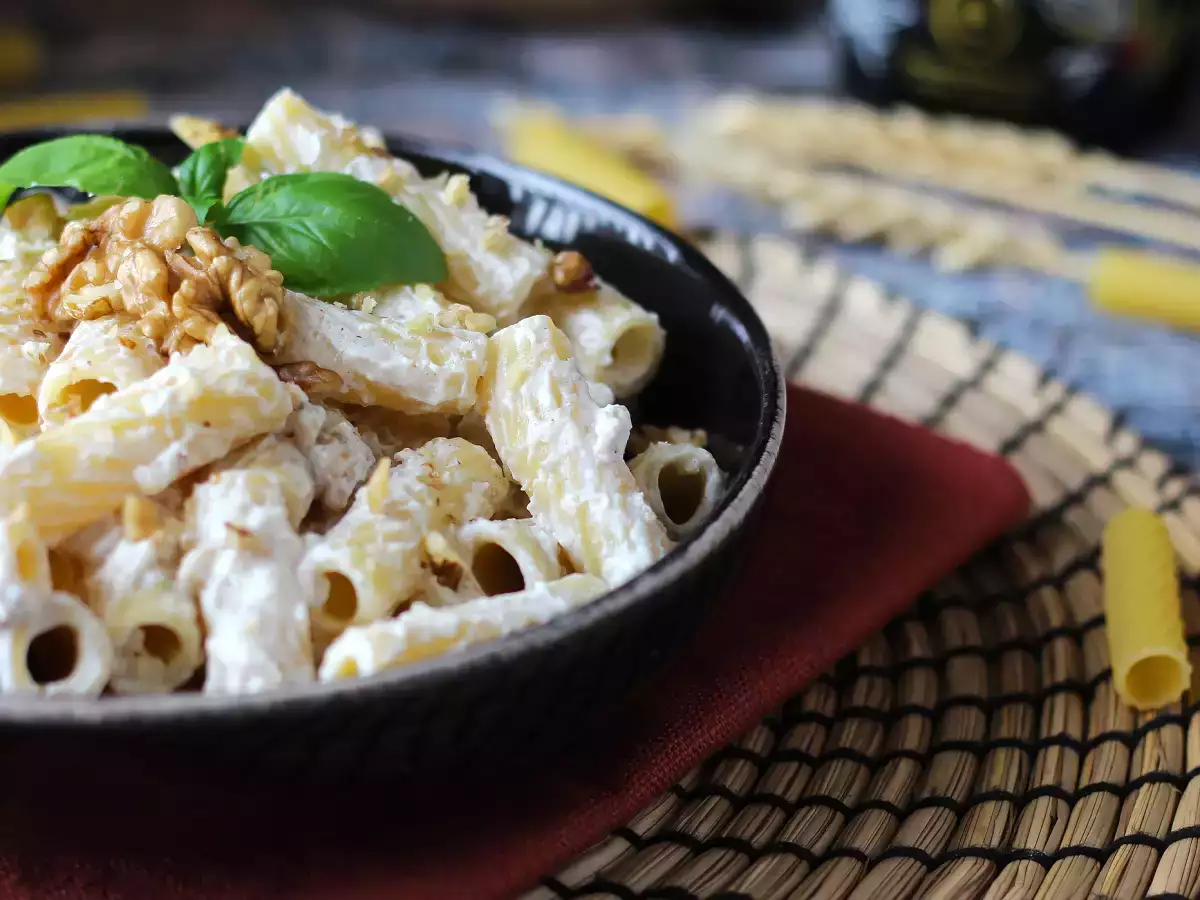 Ricotta- ja saksanpähkinäpasta: kermaista ja rapeaa - kuva 5