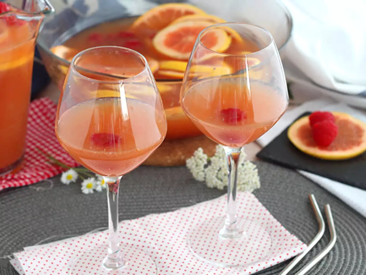Sangria roséviinistä