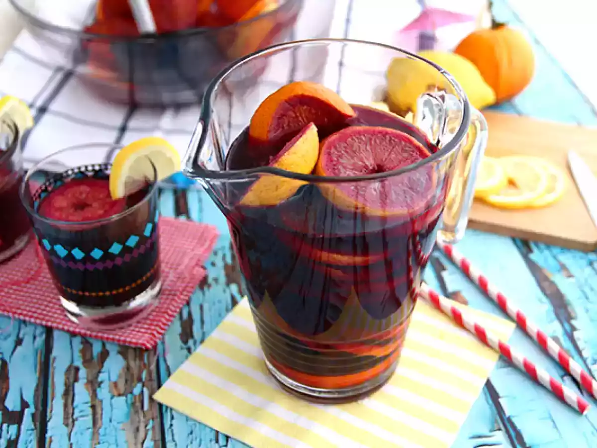 Sitrushedelmien sangria