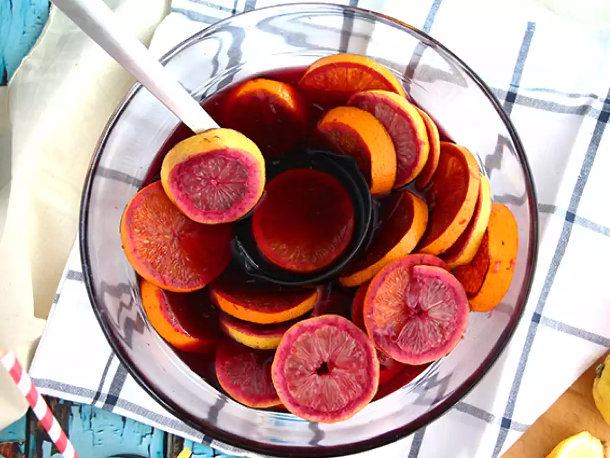 Sitrushedelmien sangria - kuva 2