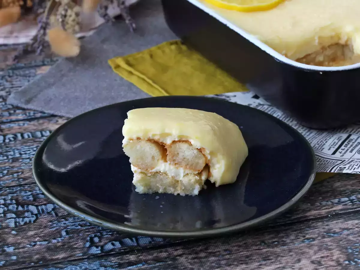 Sitruunatiramisu, klassikko, jossa on kirpeä twist - kuva 3