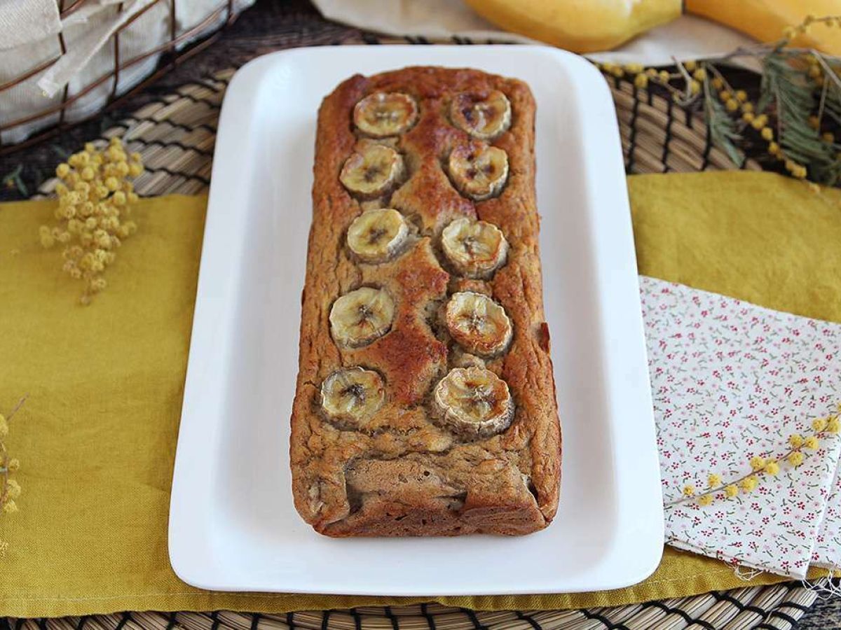 Sokeriton banaanikakku - Banaanileipä - kuva 4