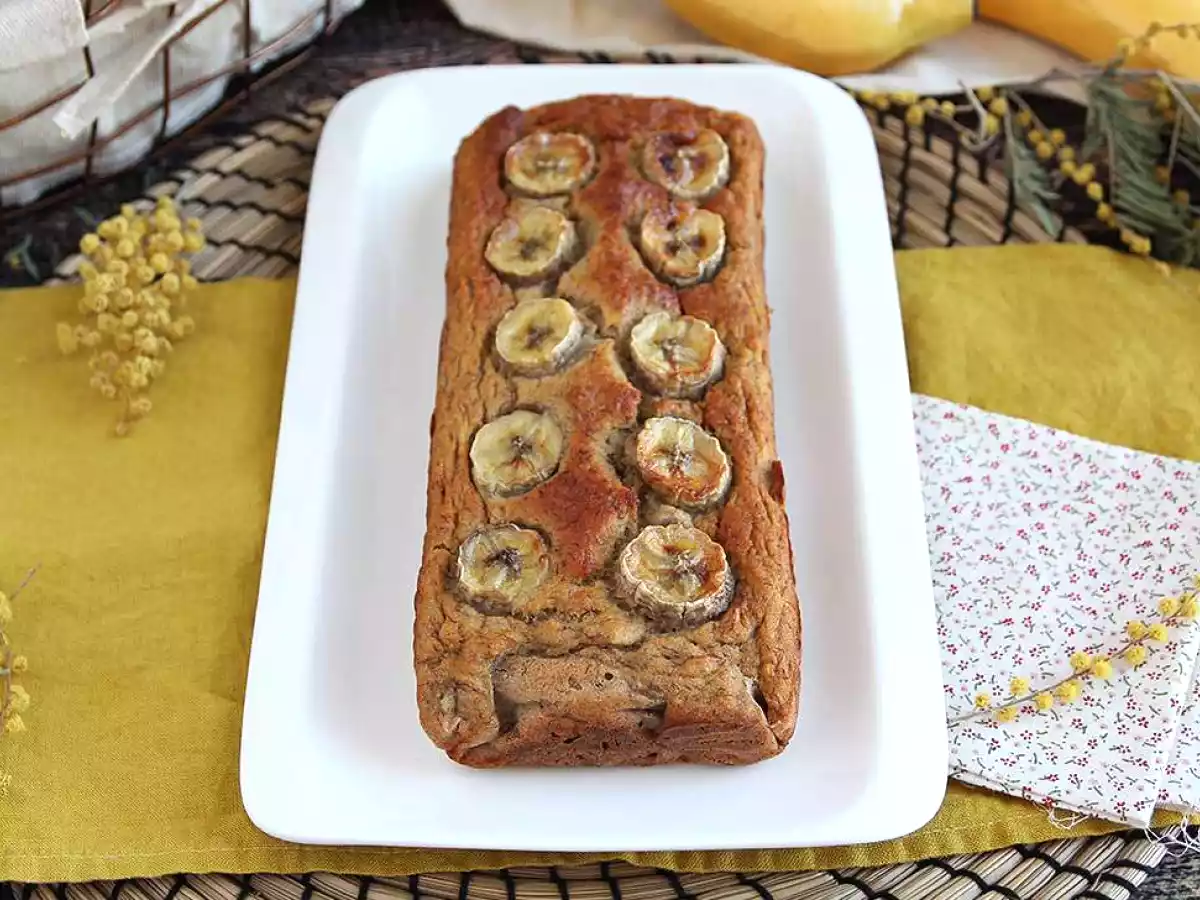 Sokeriton banaanikakku - Banaanileipä - kuva 4