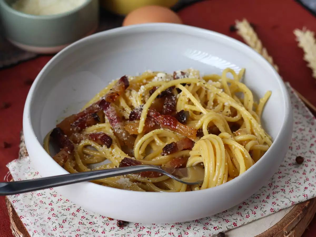 Spaghetti alla carbonara – aito italialainen carbonara-resepti! - kuva 4