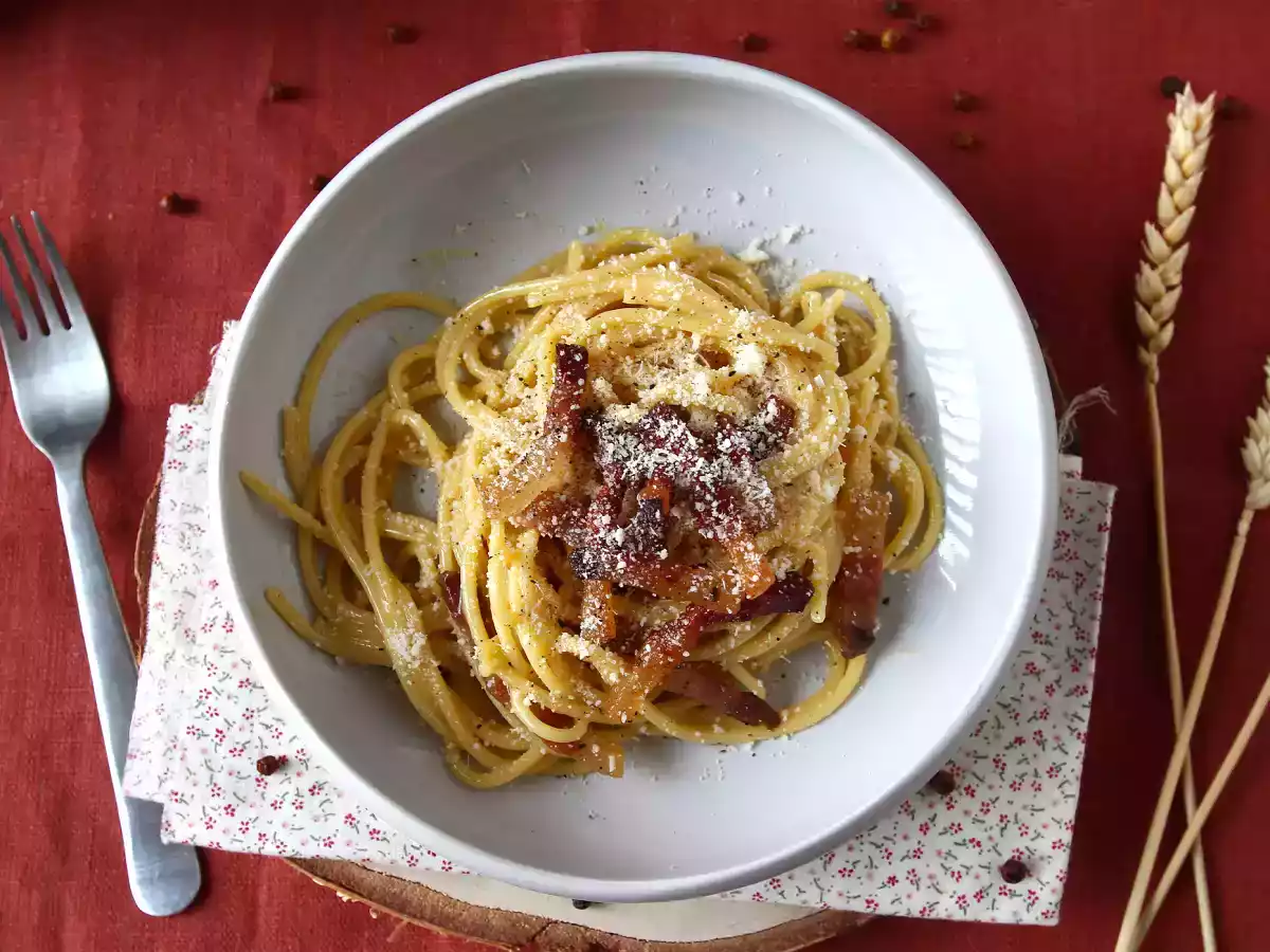 Spaghetti alla carbonara, aito italialainen resepti! - kuva 6