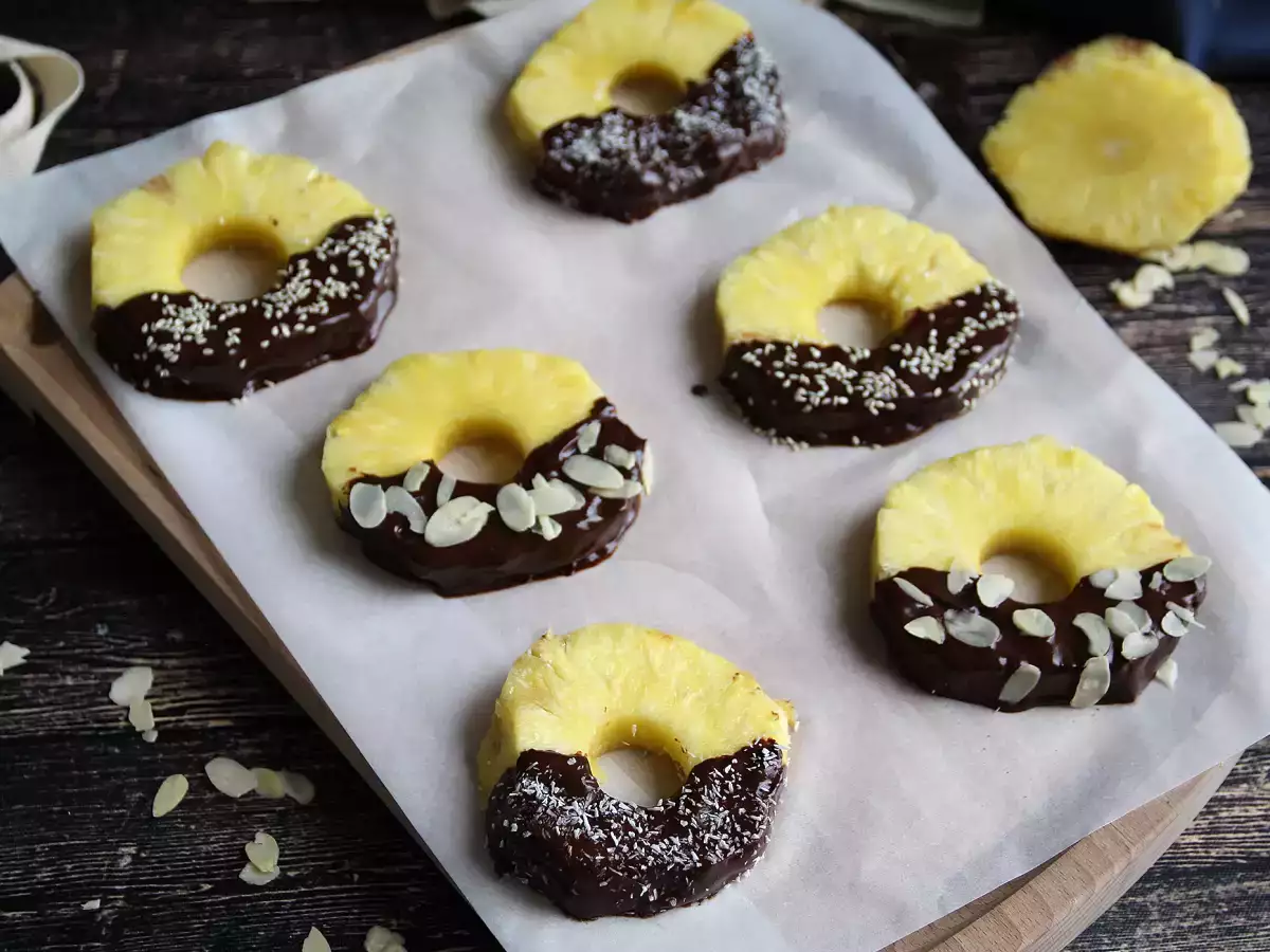 Suklaa-ananas: täydellinen jälkiruoka lasten kanssa
