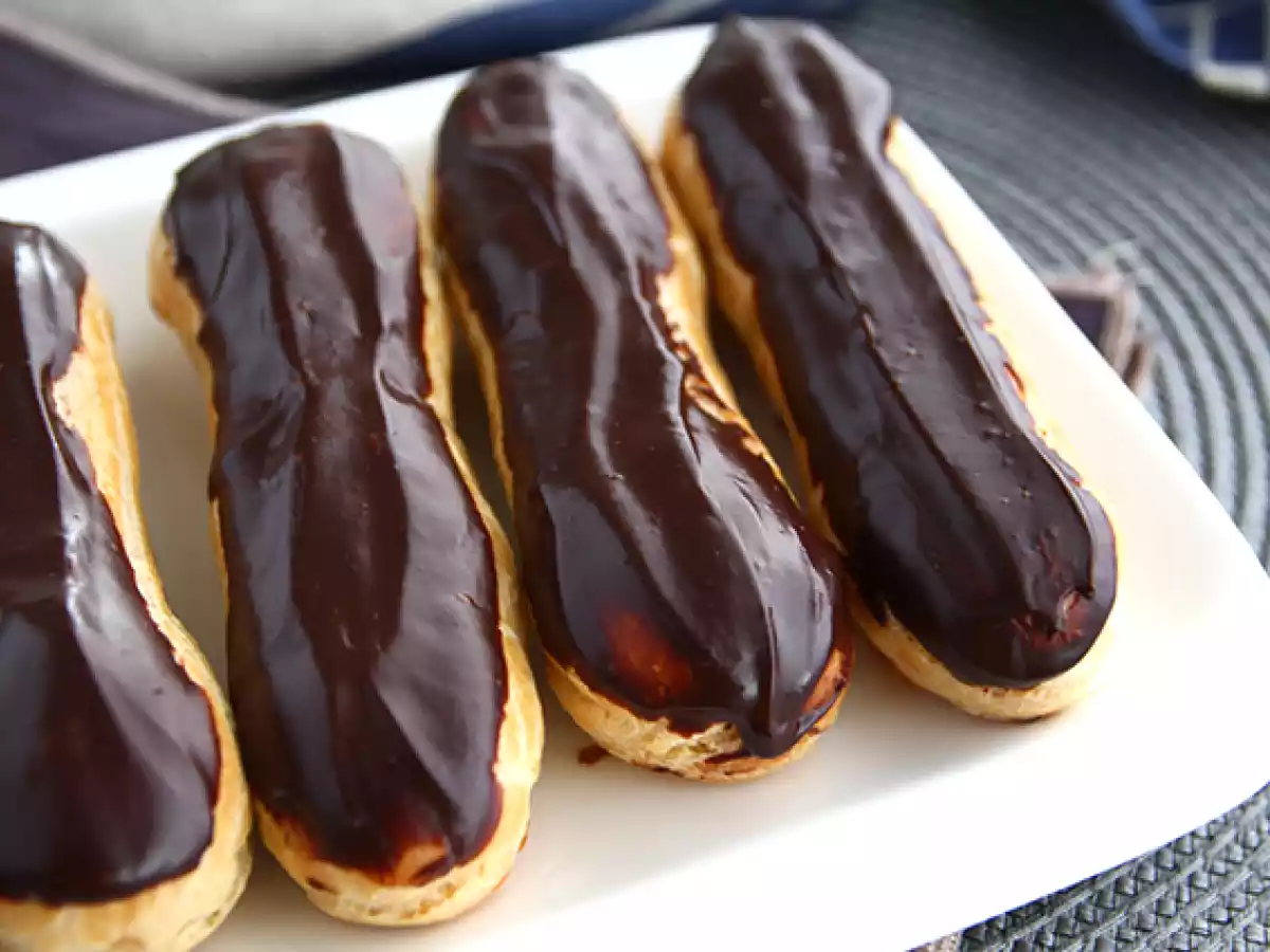 Suklaa éclairs (askel askeleelta ohjeet) - kuva 3