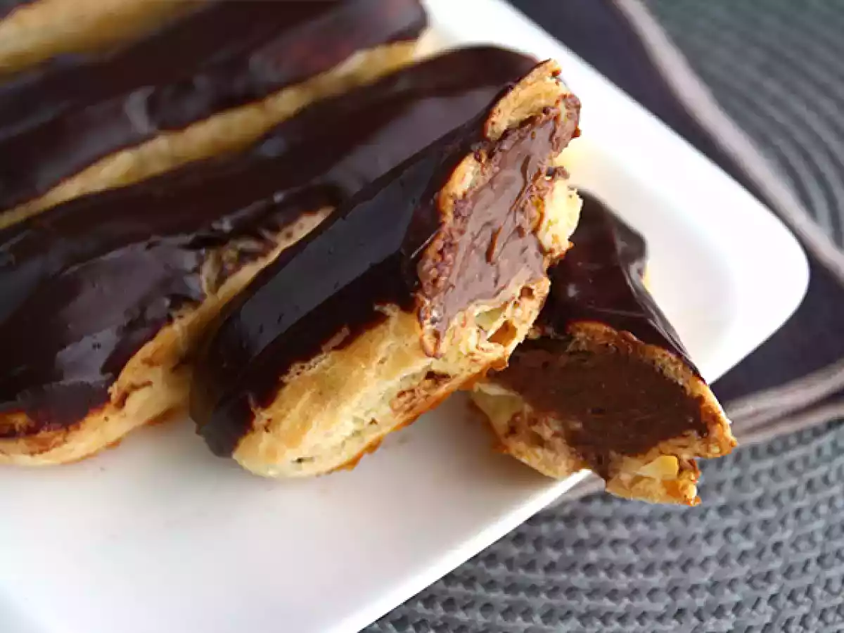 Suklaa éclairs (askel askeleelta ohjeet) - kuva 4