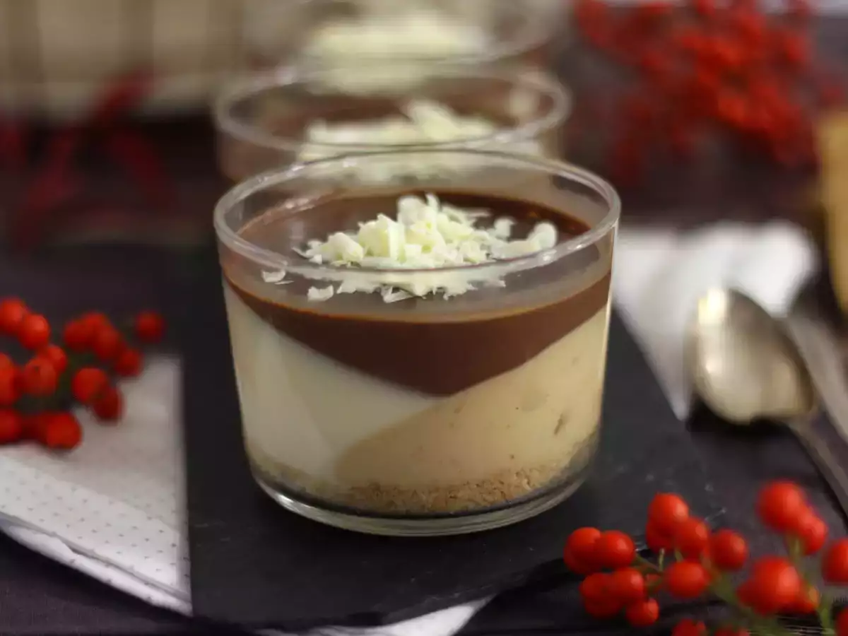 Suklaa- ja nougat-jälkiruokalasit – helppo resepti - kuva 2