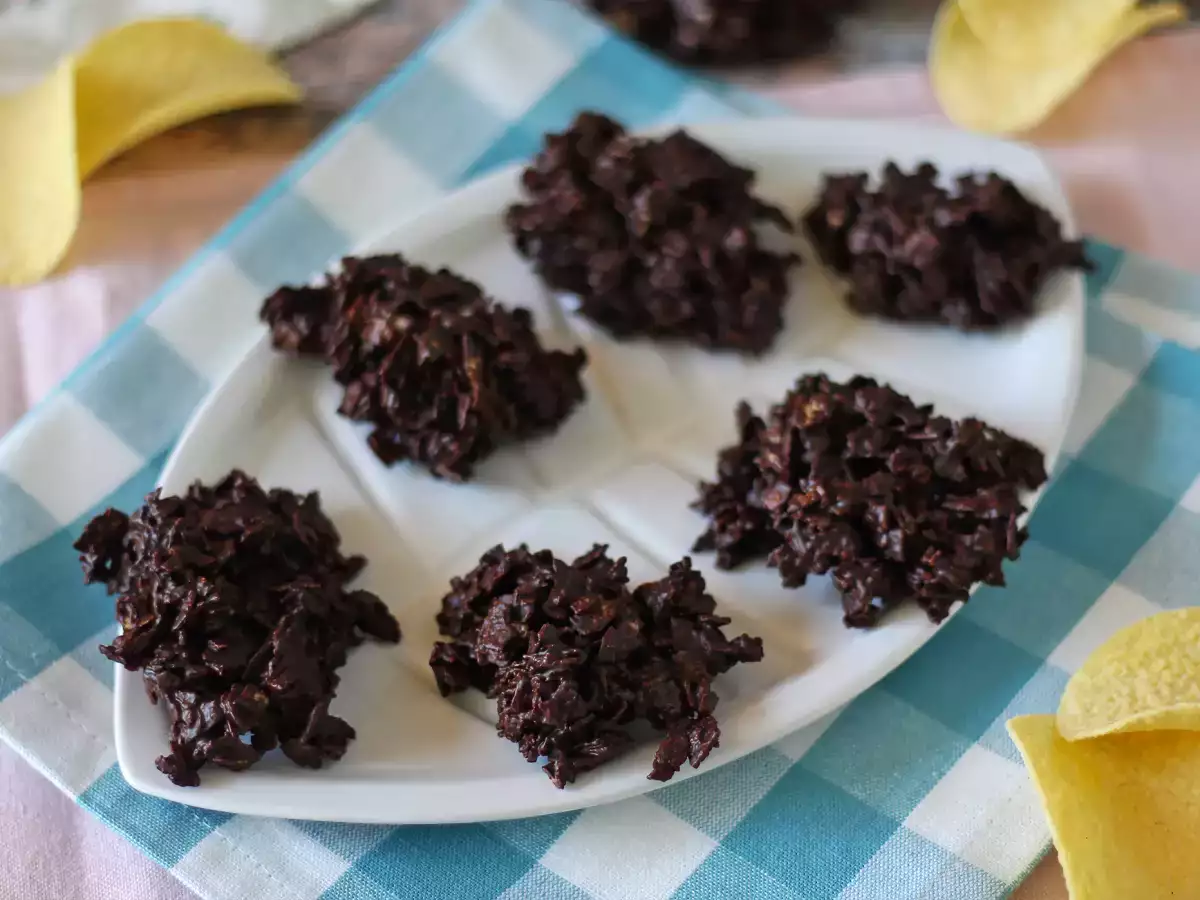 Suklaa Pringles hiekkaruusuissa - kuva 2