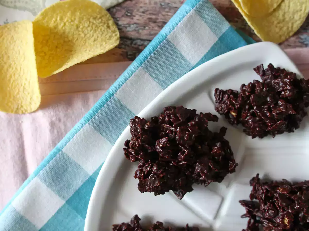 Suklaa Pringles hiekkaruusuissa - kuva 6