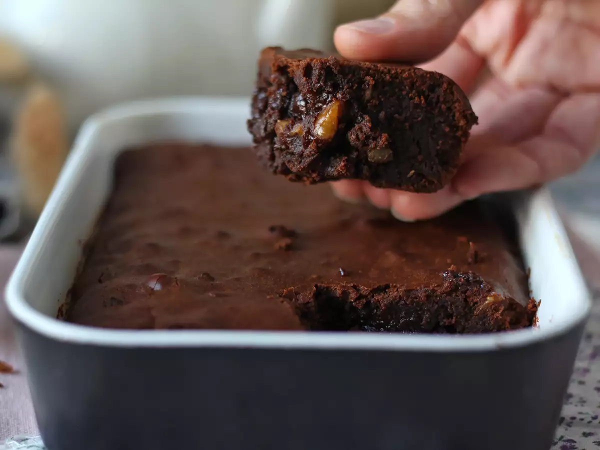 Suklaa-saksanpähkinäbrownie Airfryerissa - kuva 4