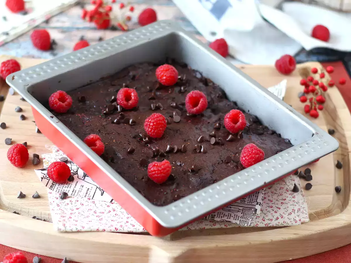 Suklaa-vadelma-brownie, puhdasta herkuttelua! - kuva 4