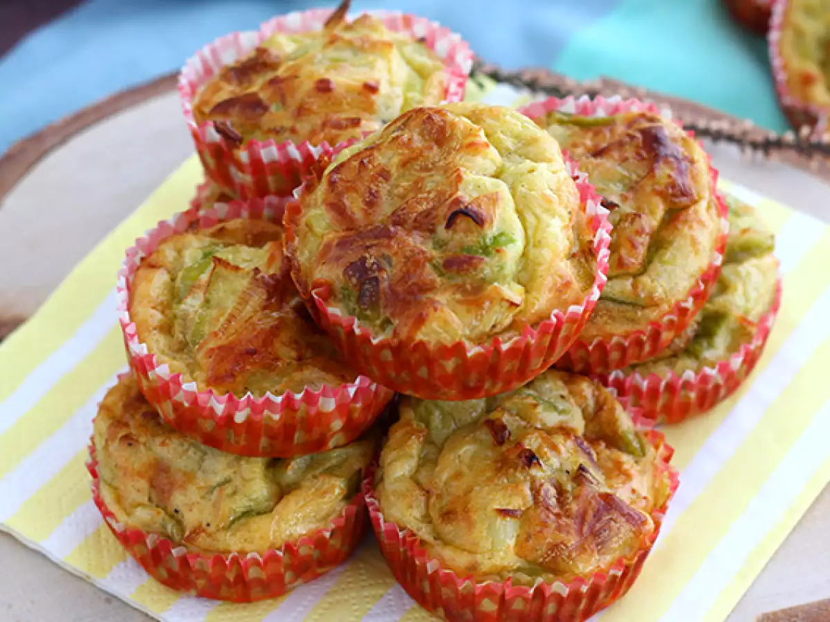 Suolaiset purjofondyy-muffinit - kuva 2