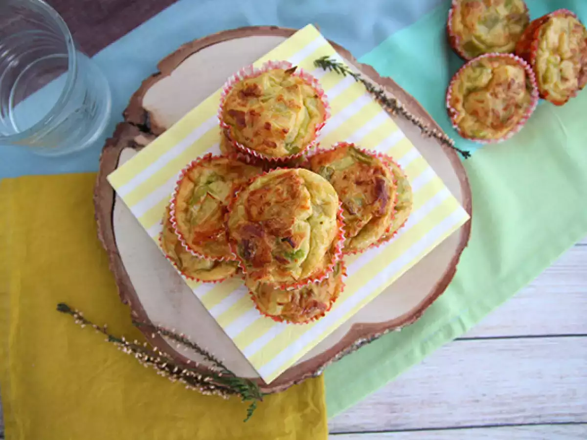 Suolaiset purjofondyy-muffinit - kuva 5