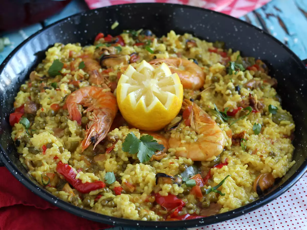 Supernopea paella Cookeo-monitoimikeittimellä