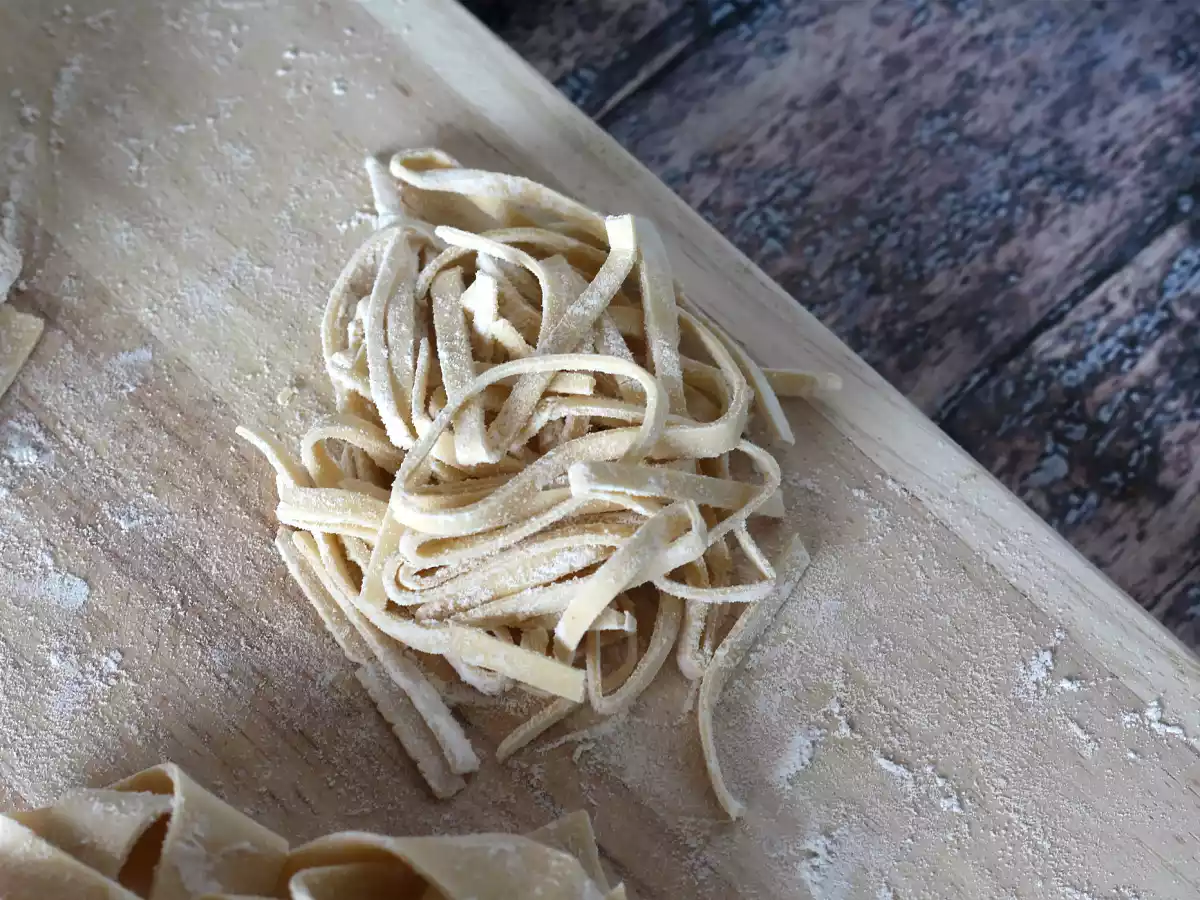 Tagliolini, vaiheittainen ohje niiden valmistamiseen kotona - kuva 2