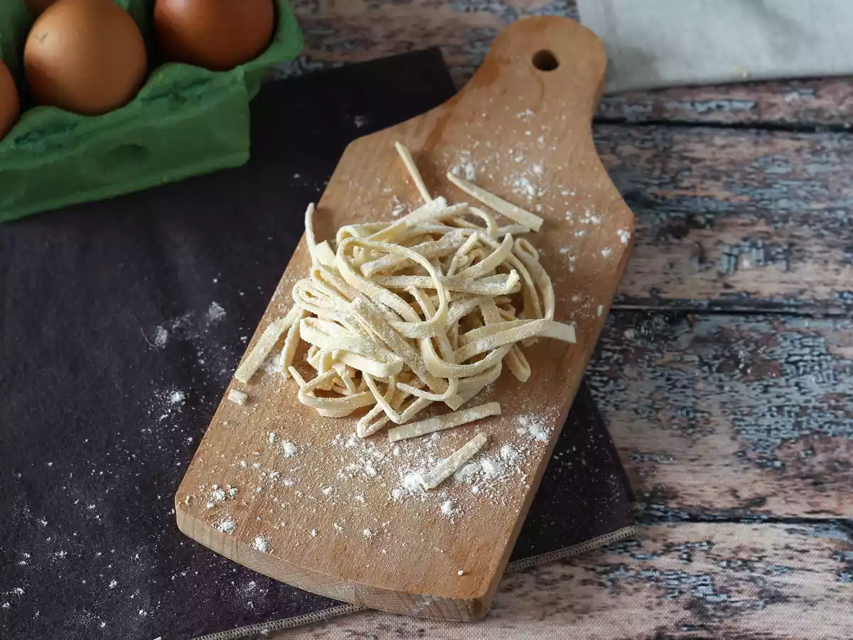 Tagliolini, vaiheittainen ohje niiden valmistamiseen kotona - kuva 3