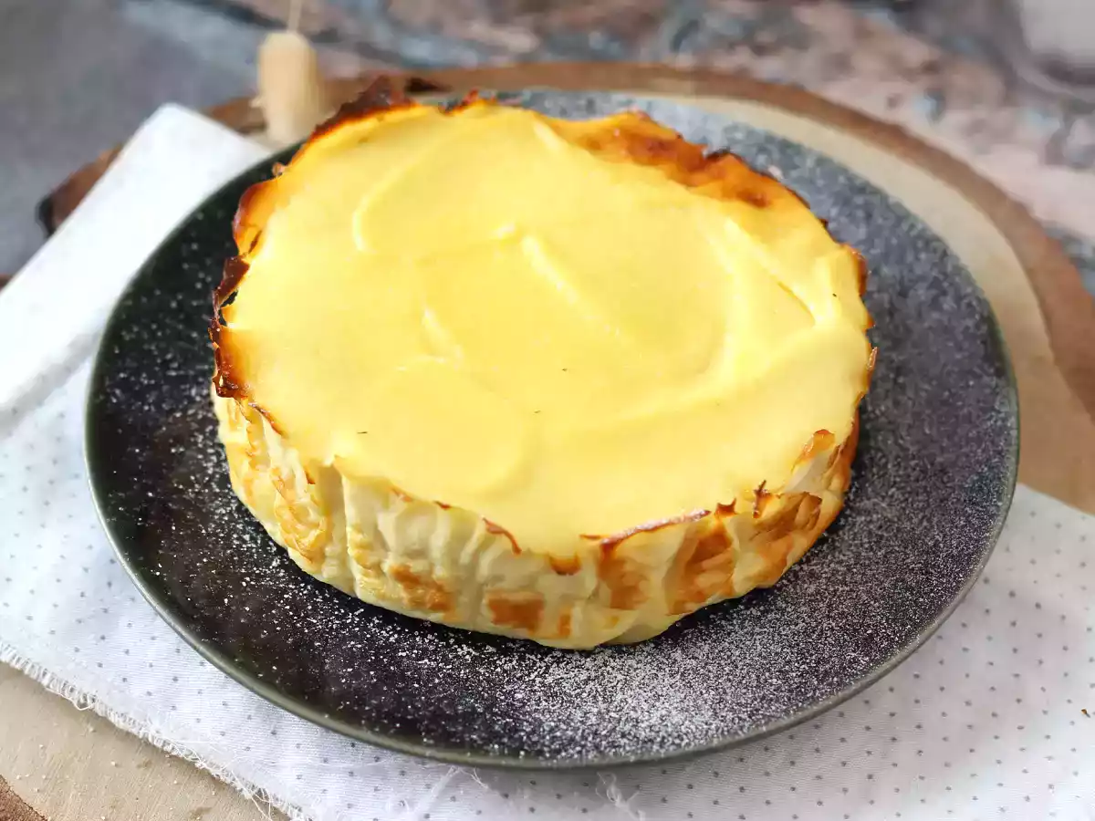Taloudellinen ricotta-fondanttikakku, jossa on vain 4 ainesosaa - kuva 3