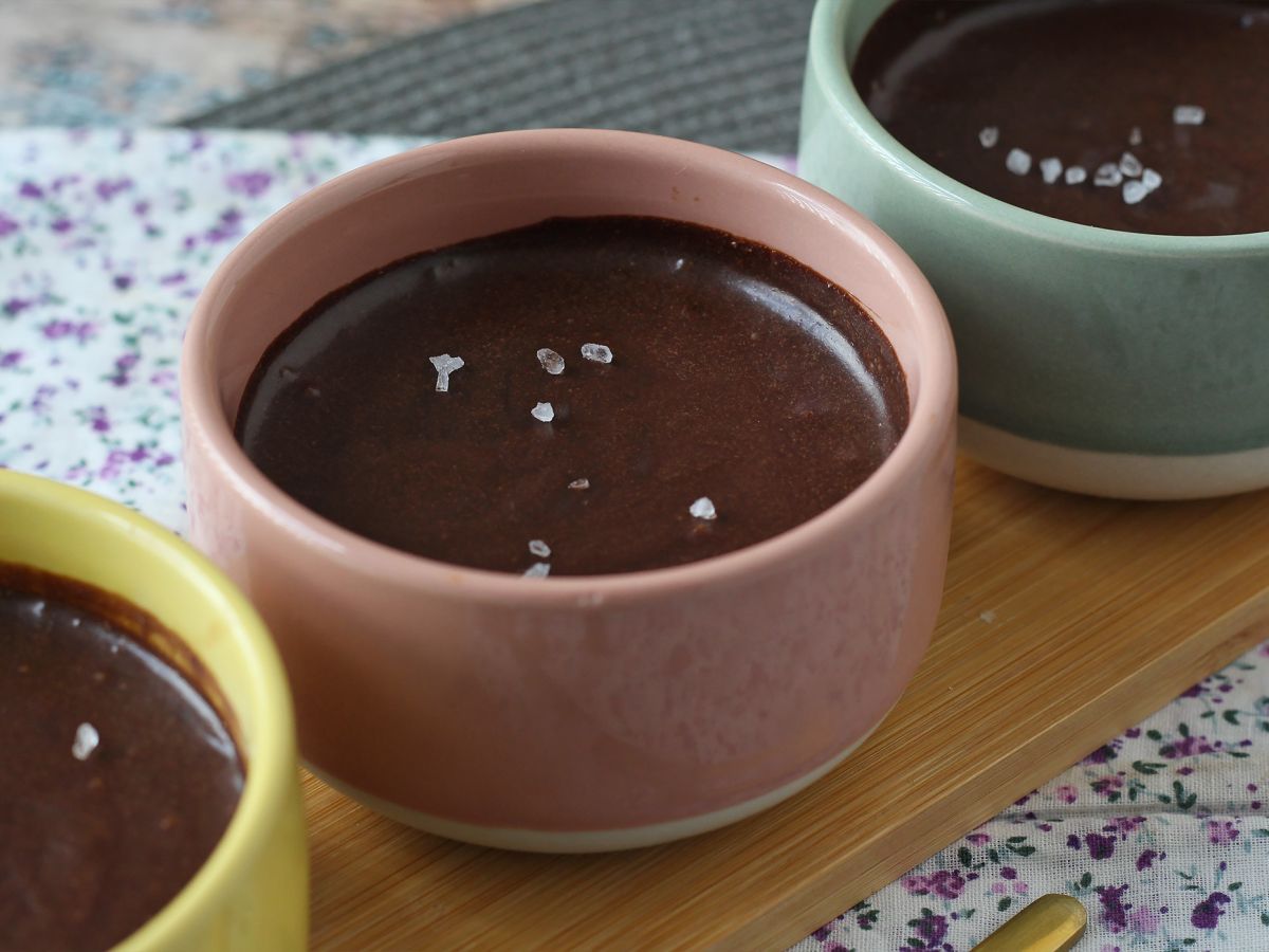Täydellinen suklaamousse, ultra gourmet, jossa on ripaus suolaa. - kuva 4