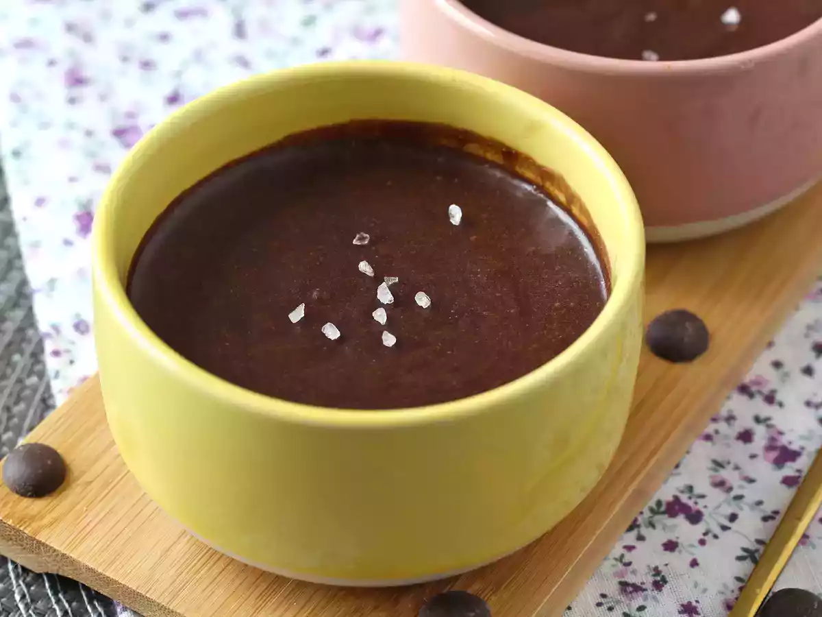 Täydellinen suklaamousse, ultra gourmet, jossa on ripaus suolaa. - kuva 8