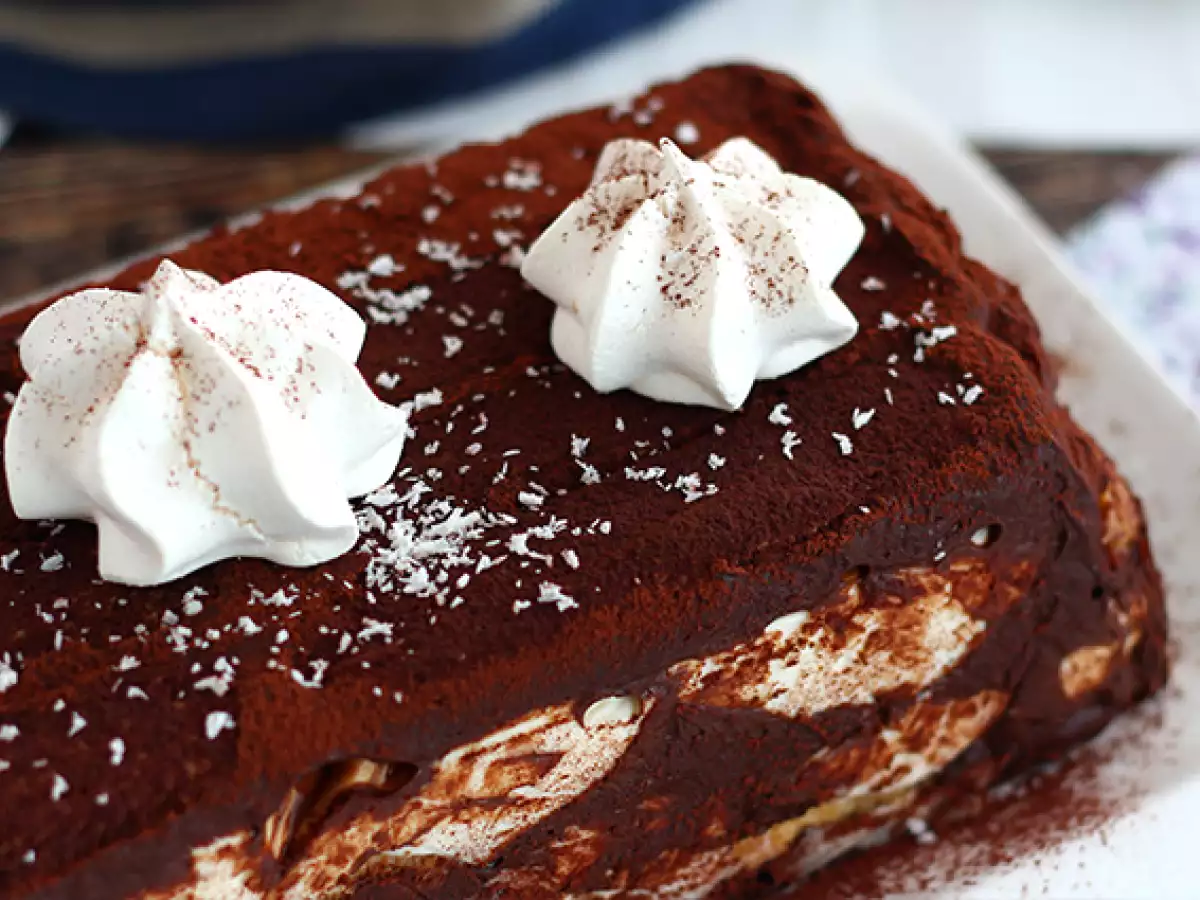 Tiramisu-jouluhalko (vaihe vaiheelta) - kuva 2