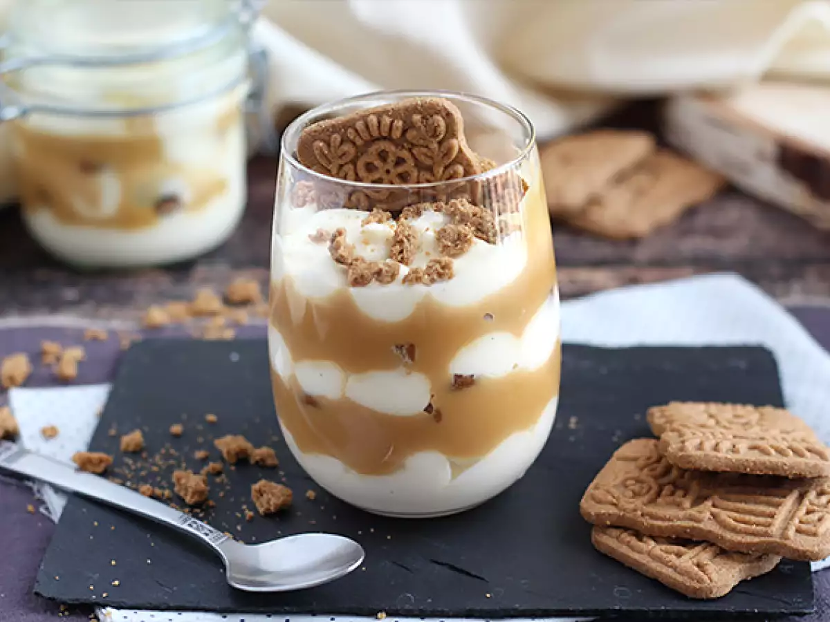 Tiramisu spekuloosikekseillä ja suolakinuskilla - kuva 2